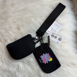 NWT Lululemon Dual Pouch Wristlet Miami New